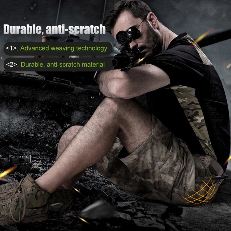 Цена FREE SOLDIER Outdoor Sports Tactical Military Men 's Hiking Short Pant For Climbing Fishing Summer Cargo Shorts