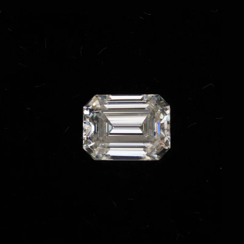 Niceems 6.74CTW изумруд огранки Moissanite драгоценный камень 12*10 мм EF цвет свободный