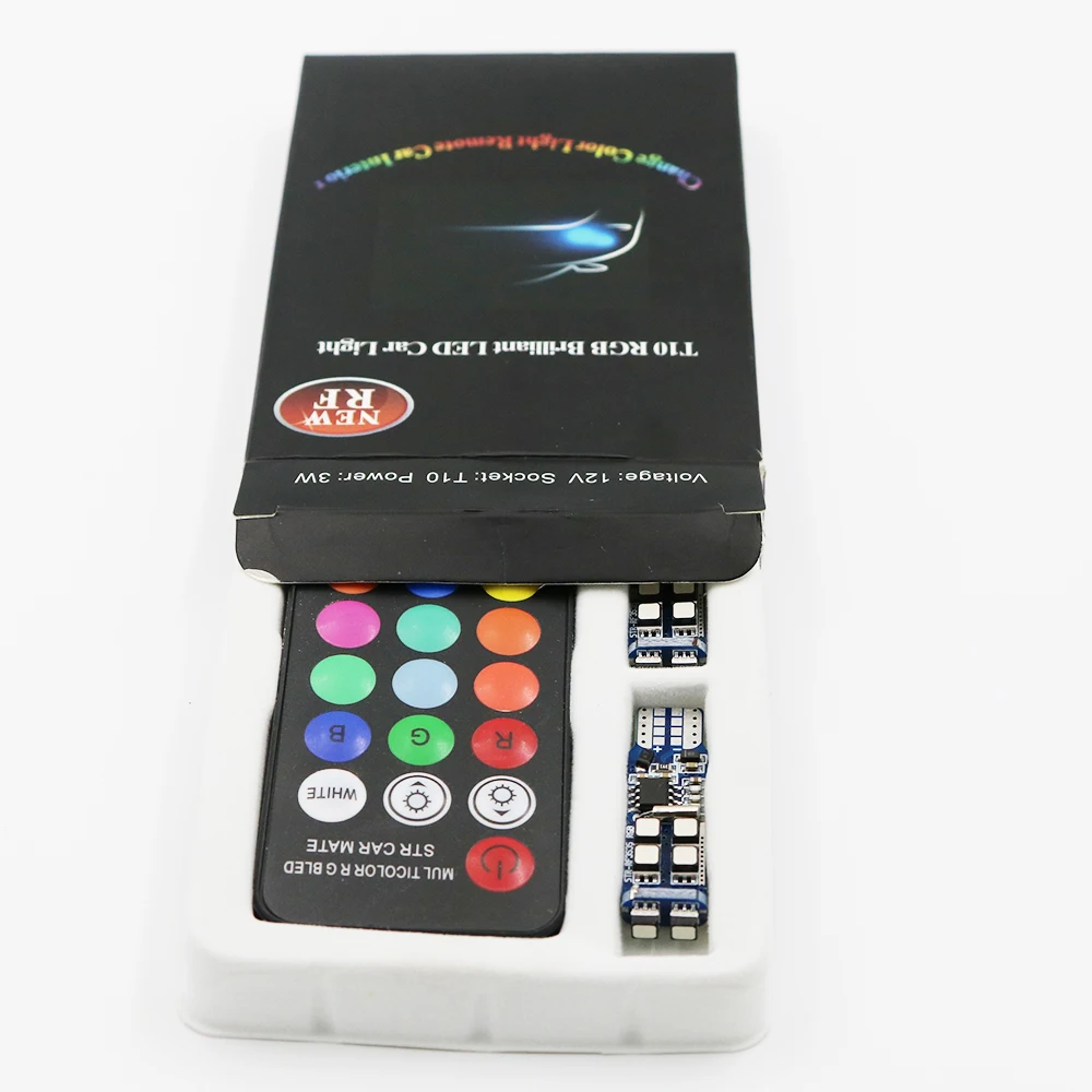 YSY 1 комплект Canbus 12 в RGB T10 3535 10 SMD светодиодные лампы автомобильный индикатор зазор