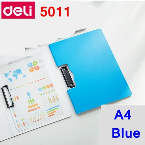 Deli 5011 5016 A4 папка для файлов, блокнот, ПП пенопластовая доска 325x245x11 мм A4 forlder доска для файлов - Цвет: Цвет: желтый