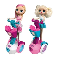 new surprise doll balance car fashion electric light music girl electric toy for kids christmas gifts