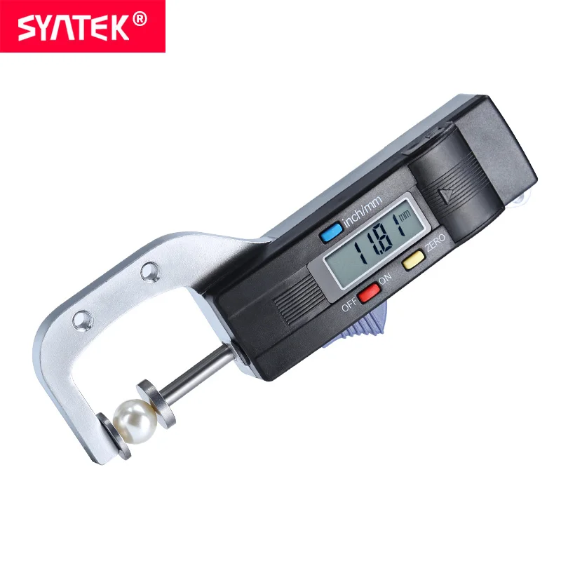 Syntek 0 25 мм электронные цифровые Толщина Калибр 0.01 измерения жемчужные украшения