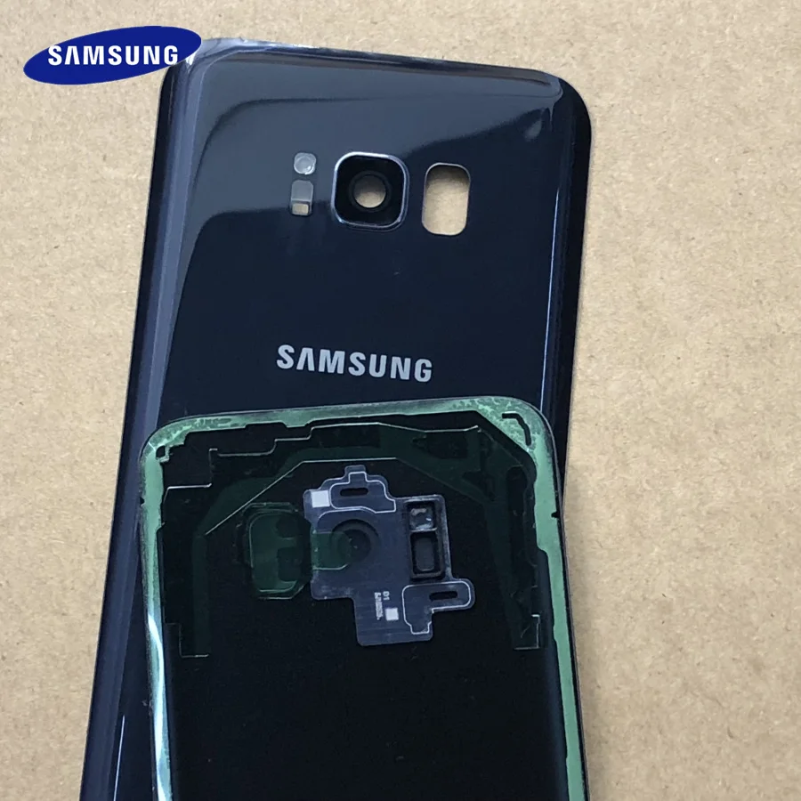 Задняя стеклянная крышка батарейного отсека для SAMSUNG Galaxy S8 G950F Plus G955F задняя