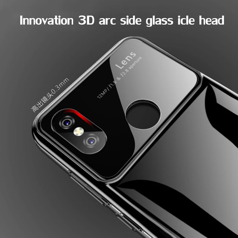 Роскошный чехол mi rror из закаленного стекла для Xiaomi mi 8 mi 8 SE, защитный жесткий пластиковый чехол для Xiaomi mi 8 Explorer Edition Capas