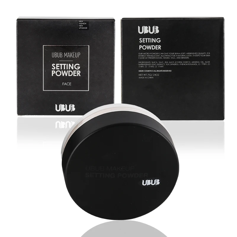 UBUB Oil-control Whitening 4 Colors Face Loose Powder Brighten Pressed Palette Concealer Maquiagem Contouring Tools |
