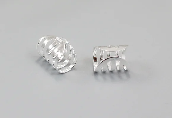5 round Стиль, серьги из стерлингового серебра 925 пробы, клипсы, серьги, можно регулировать Pendientes Brincos - Окраска металла: 5 round