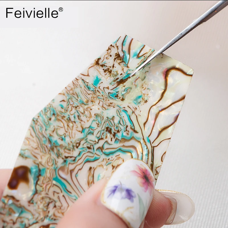 Feivielle Новый 1 шт. Pular естественные ракушки 16 Цвета Япония в Корейском стиле 3D