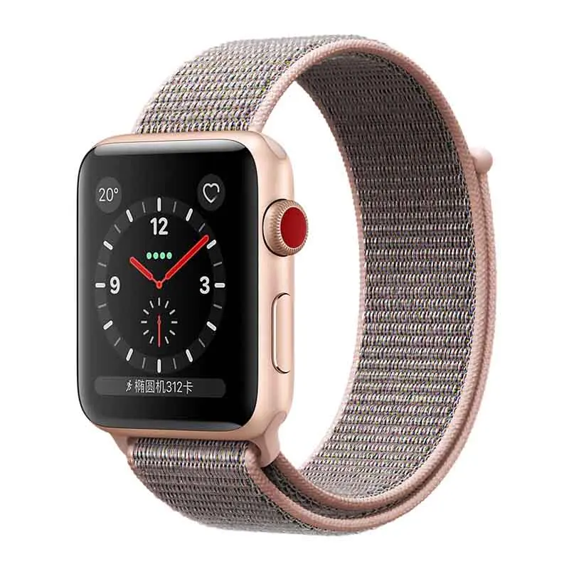Нейлоновый ремешок Pulsera Correa наручные часы для Apple Смарт-часы iwatch серии 4/2/1