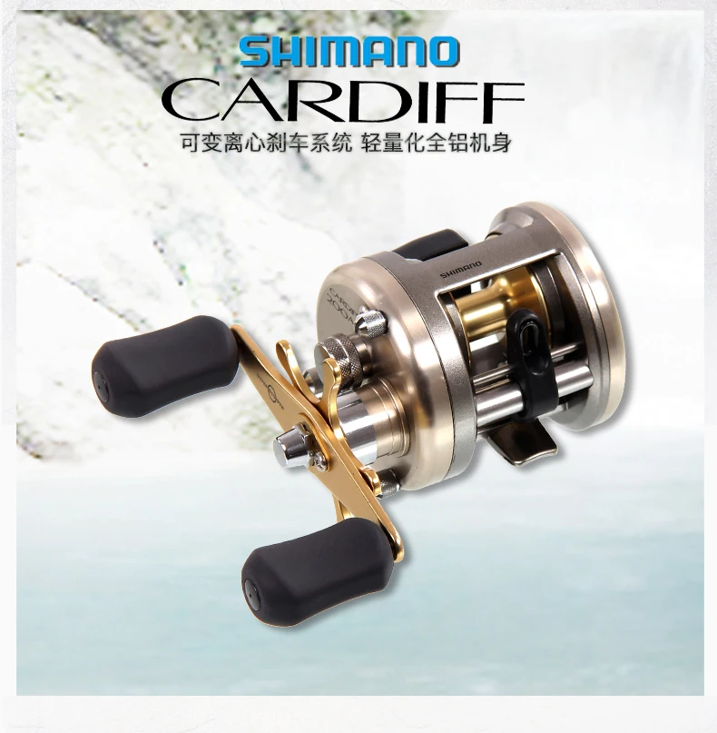 Япония Shimano Кардифф 200/300/400 для Пресноводной рыбной ловли катушка 4 + 1BB 5 8: 1 круглая