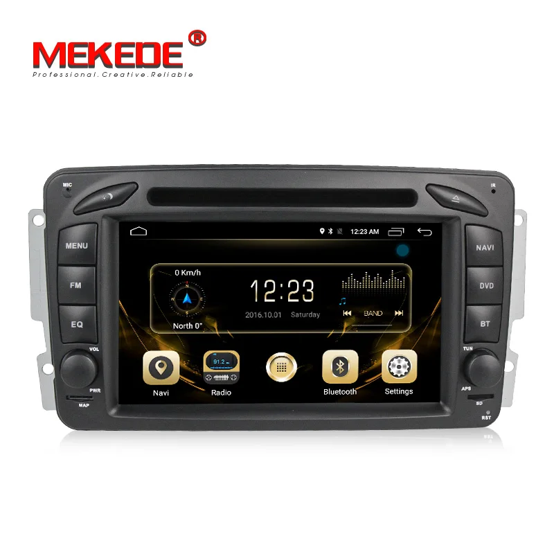MEKEDE Android 7 1 Quad core Автомобильный DVD Радио стерео проигрыватель для Benz W209 W203 W168 W163 W463