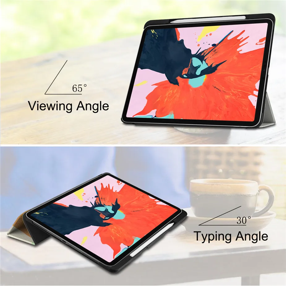 GUKEEDIANZI для Apple iPad Pro 12,9 из искусственной кожи смарт-чехол с подставкой для Apple iPad Pro 12,9 планшет средство защиты ПК подставкой