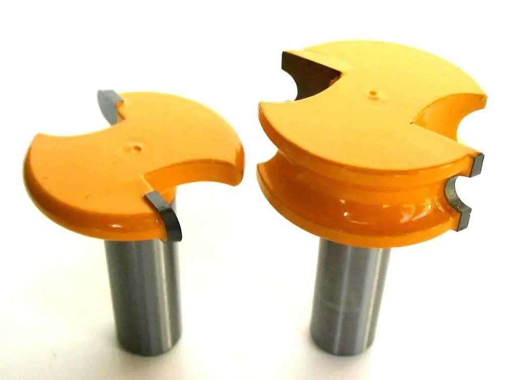 2 шт 1/2 &quotSH 1/4&quot Dia. Флейта Canoe и бусина фрезы для дерева резак деревообработки