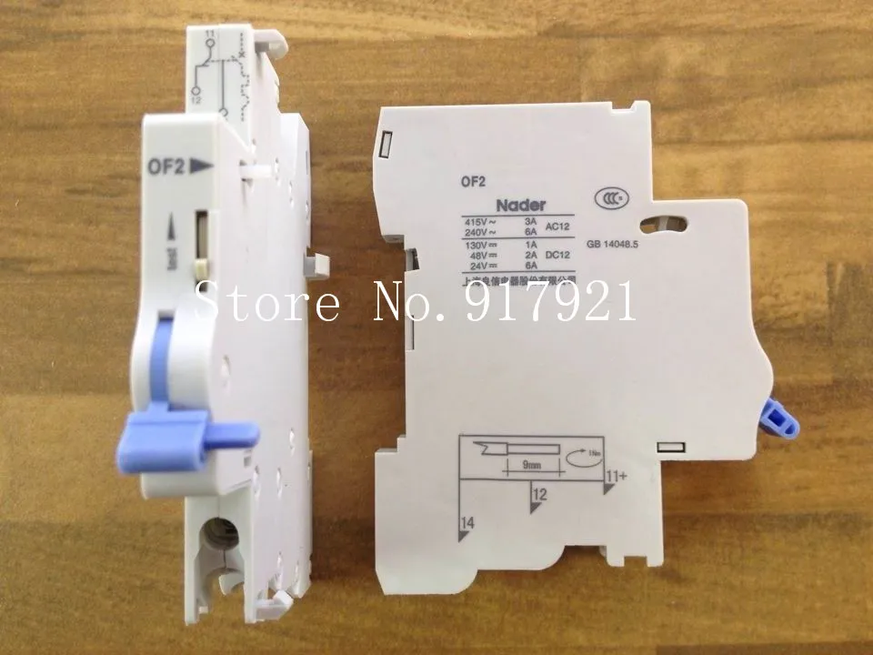 

[ZOB] The letter Nader OF2 circuit breaker auxiliary contact used to ensure genuine in NDB2-63 circuit breaker auxiliary -10PCS