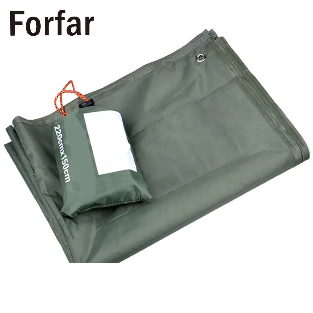 Army Green 3 цвета открытый солнцезащитный водонепроницаемый походный коврик Сверхлегкий брезентовый перголовый нейлоновый пляжный коврик Многофункциональный тент одеяло для пикника - Цвет: Army Green