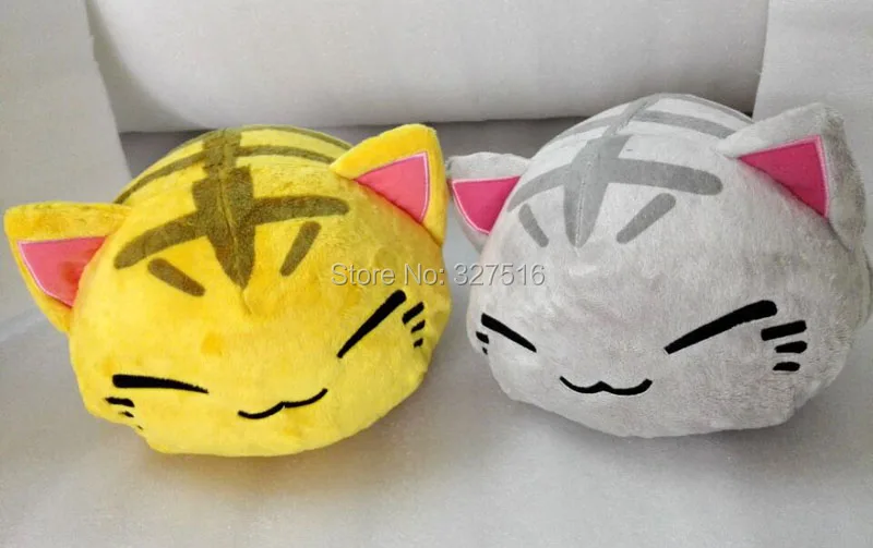 28 см мультяшная фигурка Nemuneko в полоску спящий Кот Мягкие плюшевые куклы игрушки