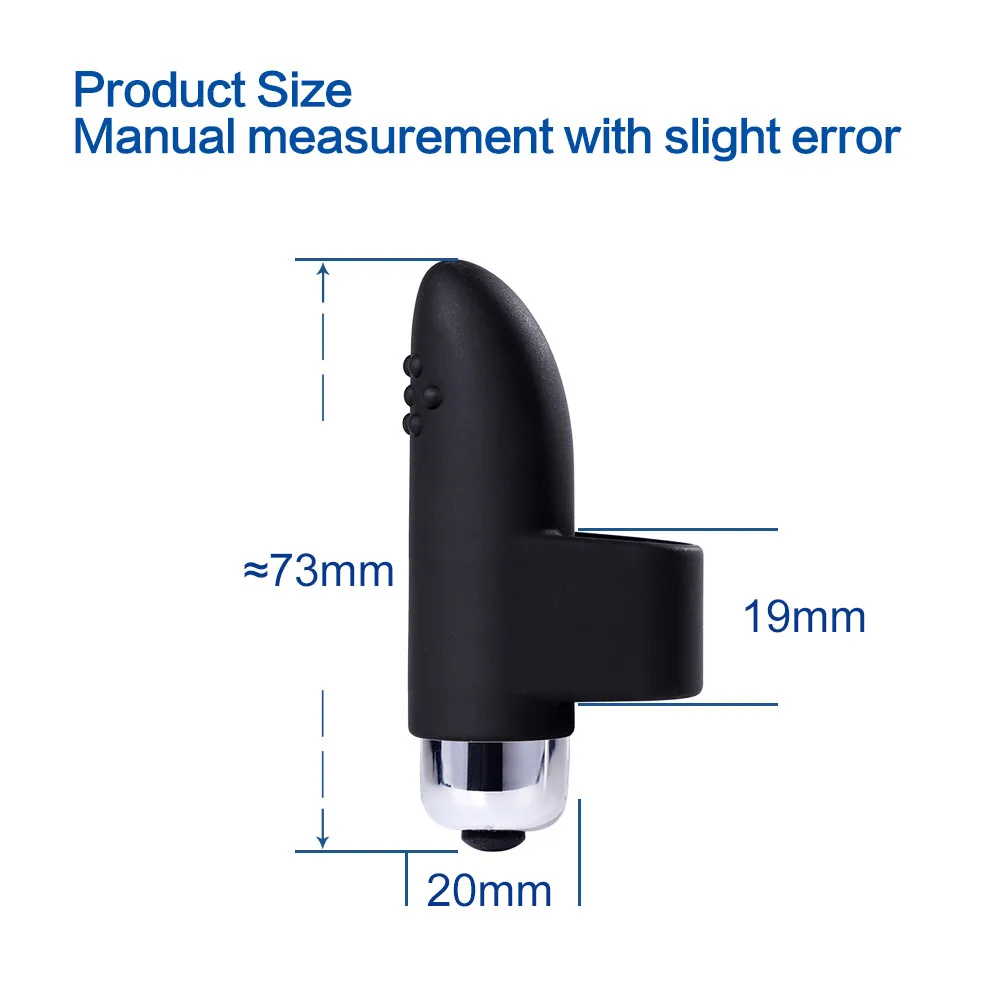 Горячая Распродажа черный силиконовый массажер для пальцев вибратор