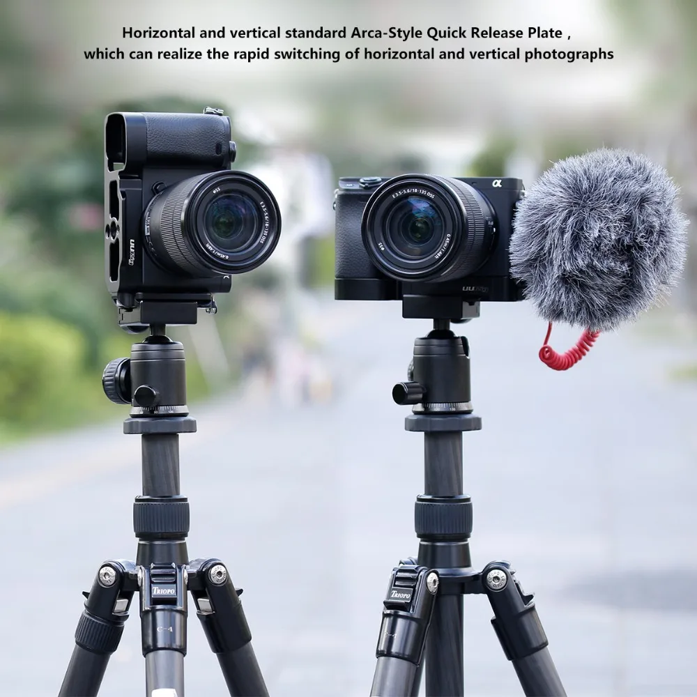 UURig R006 для SONY A6400 Vlog быстросъемная L образная пластина вертикальный