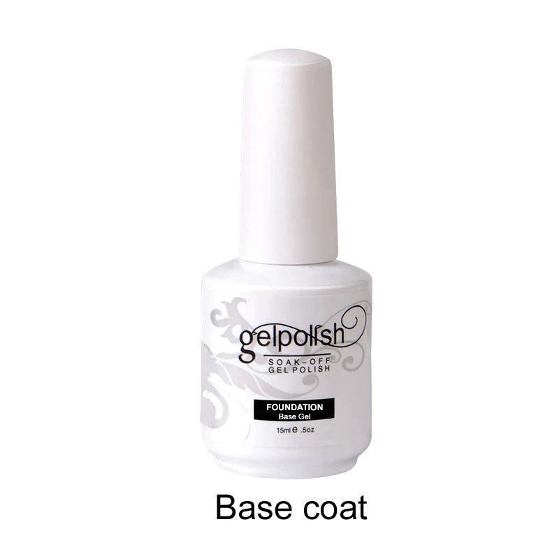 base coat Huration 15 мл основа и верхнее покрытие гель лак для ногтей Светодиодный УФ, прозрачный впитывающий Гель-лак грунтовка лак для ногтей дизайн Гель-лак - Цвет: base coat