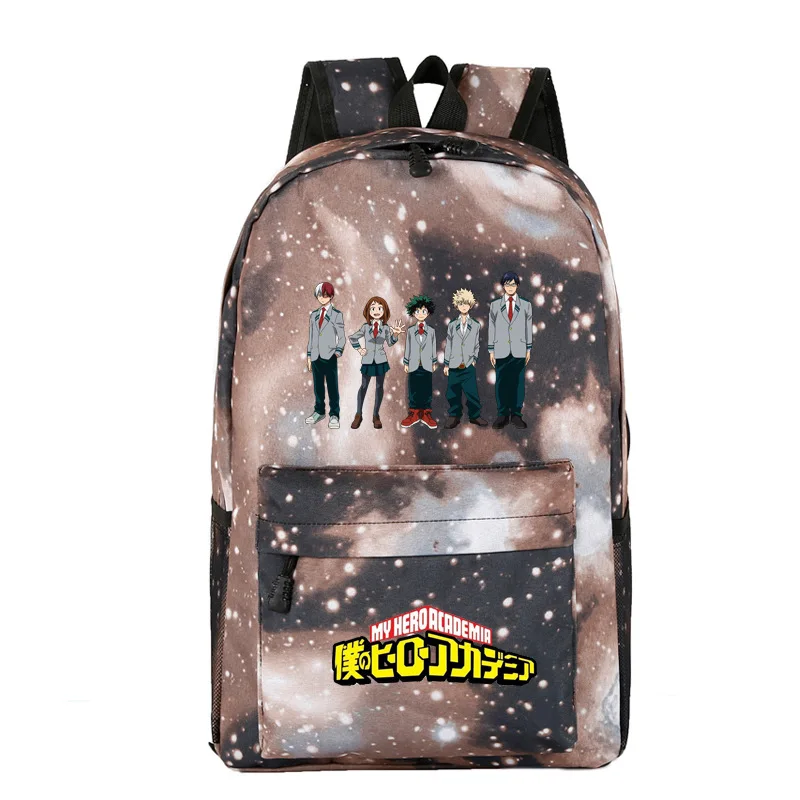 2 My Hero Academy Galaxy холщовый рюкзак с принтом рюкзак для путешествий Аниме Косплей школьные сумки Женский рюкзак для ноутбука Rugzak - Цвет: 2