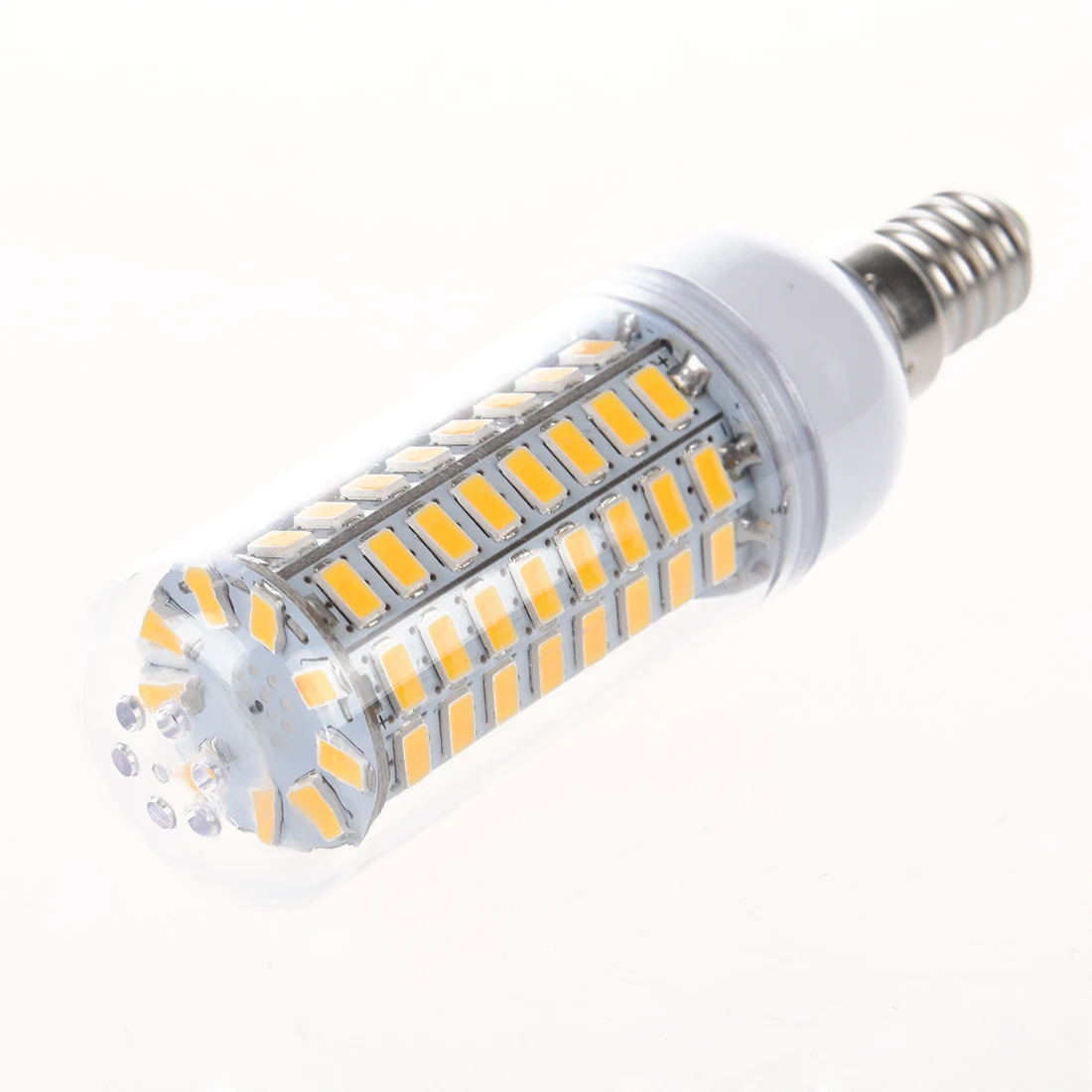10 Вт 100 галогенная лампочка эквивалент E14 600 люмен 89 шт. SMD5730 теплый белый 3000K
