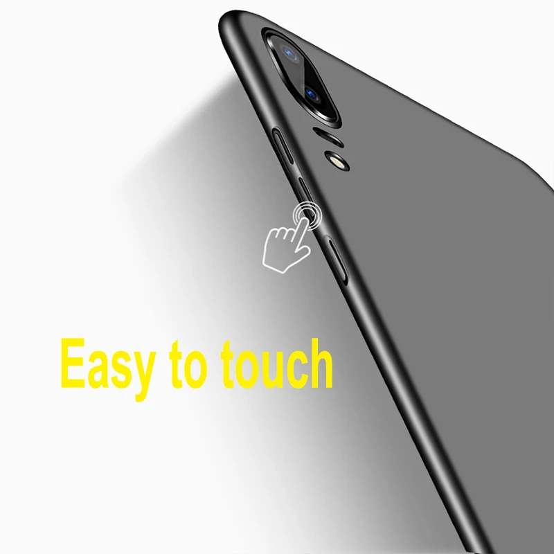 For huawei p20 pro case for back cover hard shell Antiknock Full Coverage Case plus +gift |