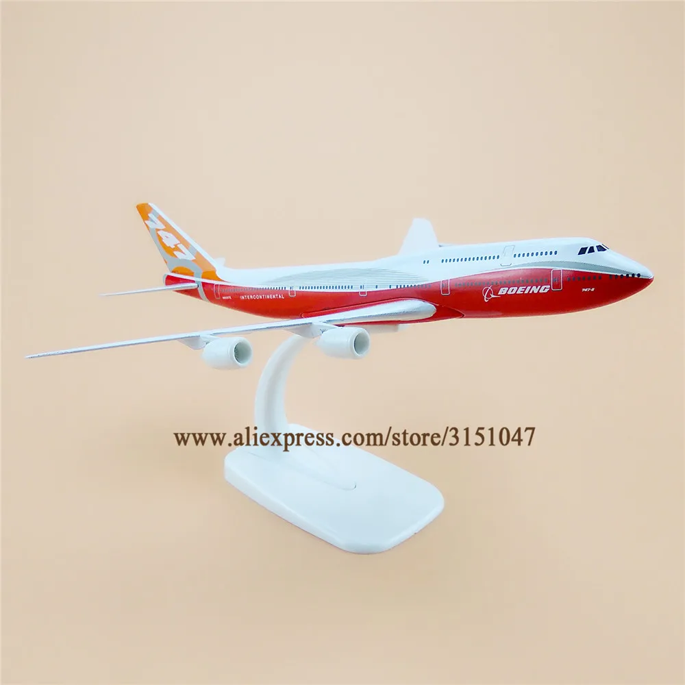 Модель самолета из металлического сплава модель стандарта Боинг 747 8