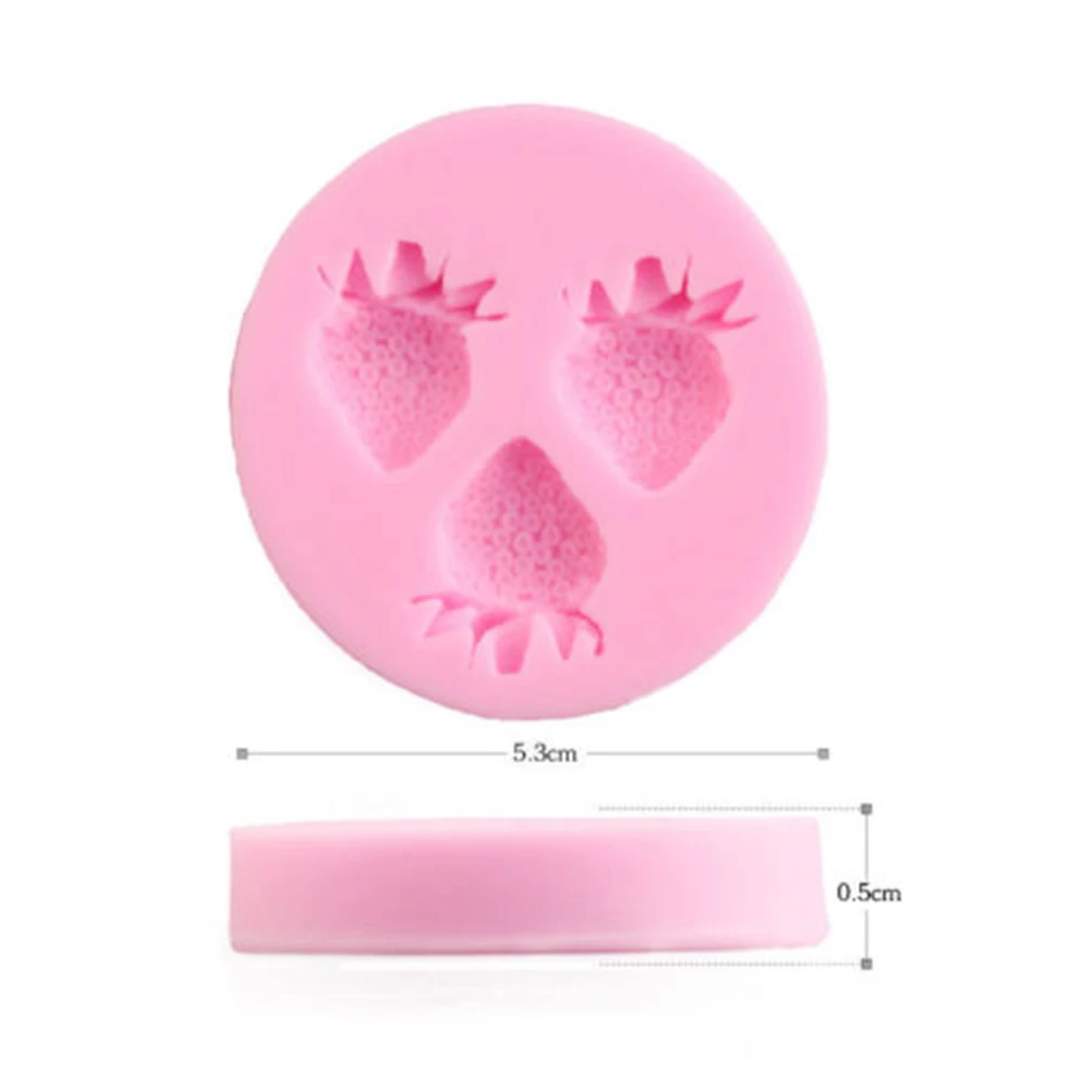 3D с принтом клубники Raspberry черники из силиконы штамповый конфетный торт Сезон: