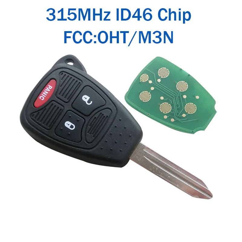 2 + 1 3 кнопочный дистанционный ключ для Chrysler Dodge Caliber Jeep Patriot pelifica Liberty 433 МГц 315 FCC: