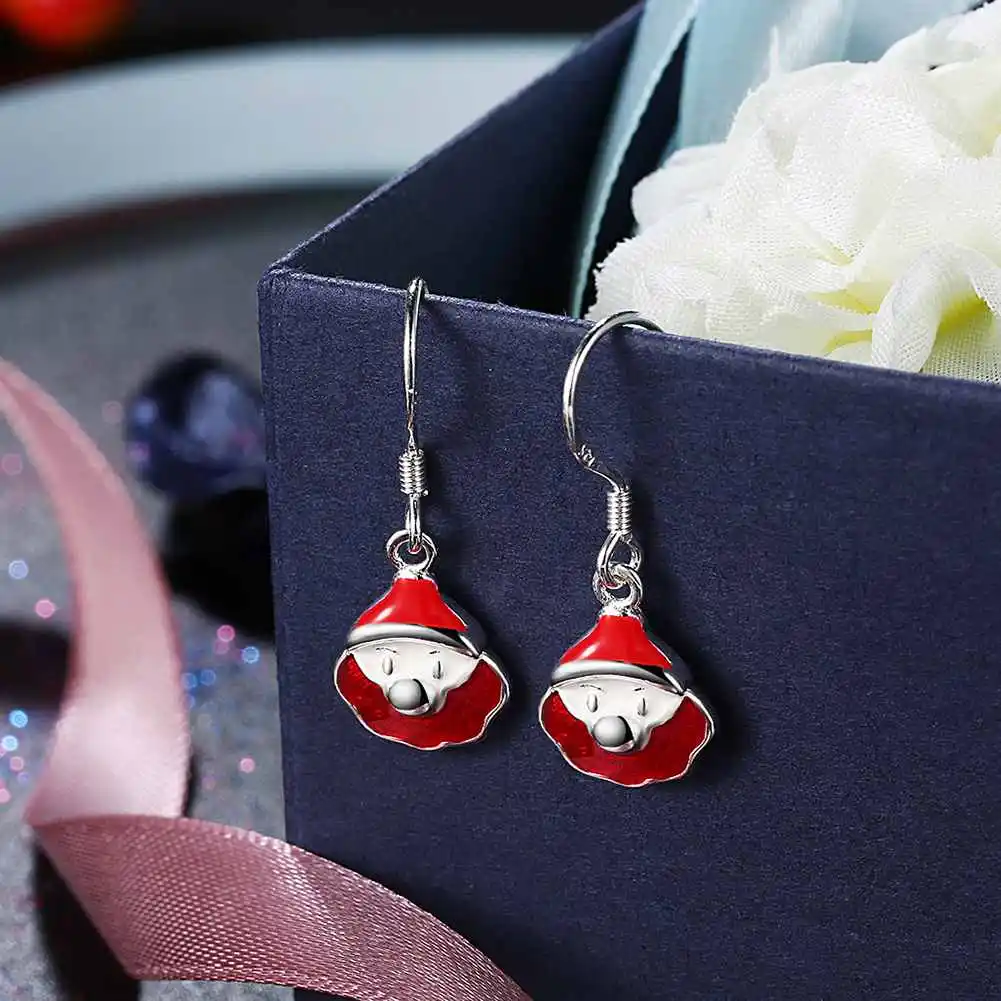 Серьги KITEAL великолепные серебряные красные белые серьги для мужчин и женщин