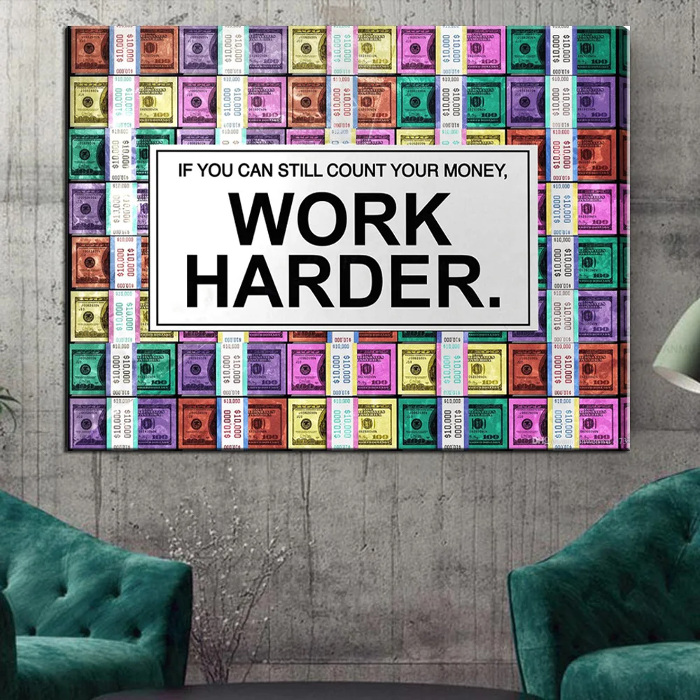 Дропшиппинг холст картины постер работа усердная Современная Настенная