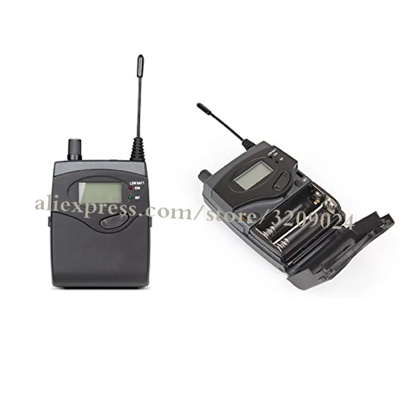 

In Ear Monitor System 2 Channel 4 Bodypack Transmitter Monitoring with In Earphone Wireless for Stage Recording Studio Equipment