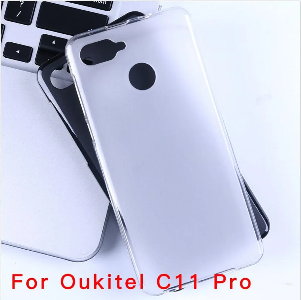 Для Oukitel C11 Pro тонкий мягкий ТПУ чехол накладка для телефона резиновая силиконовая