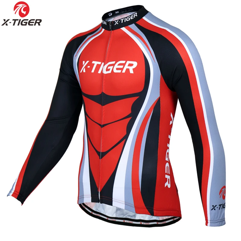 Одежда для гоночного велосипеда X Tiger одежда велоспорта с длинным рукавом Maillot Ropa