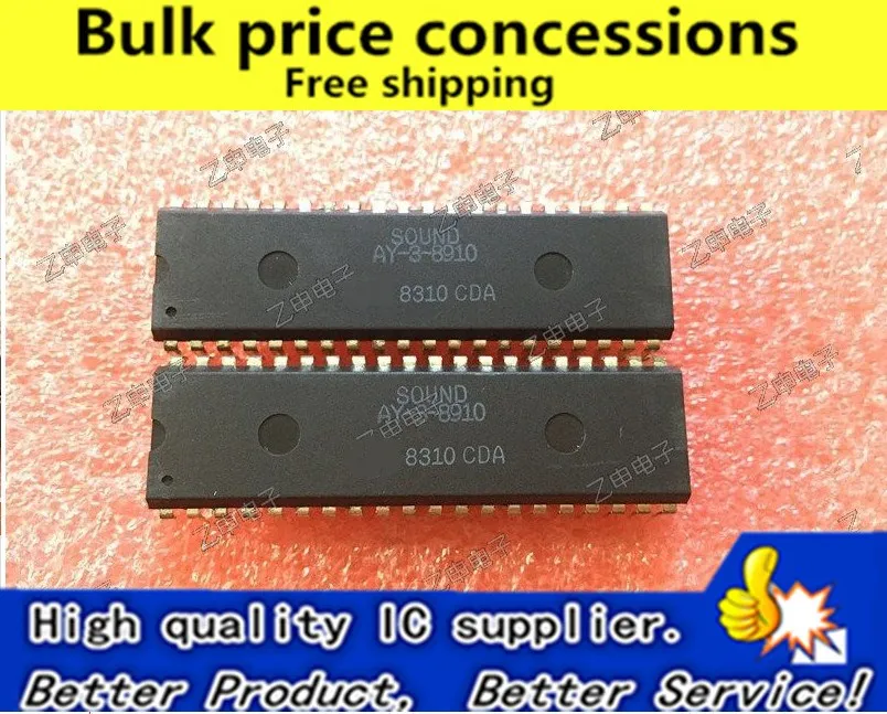 

10 шт./лот, 10 шт./лот, AY-3-8910, DIP-40 IC