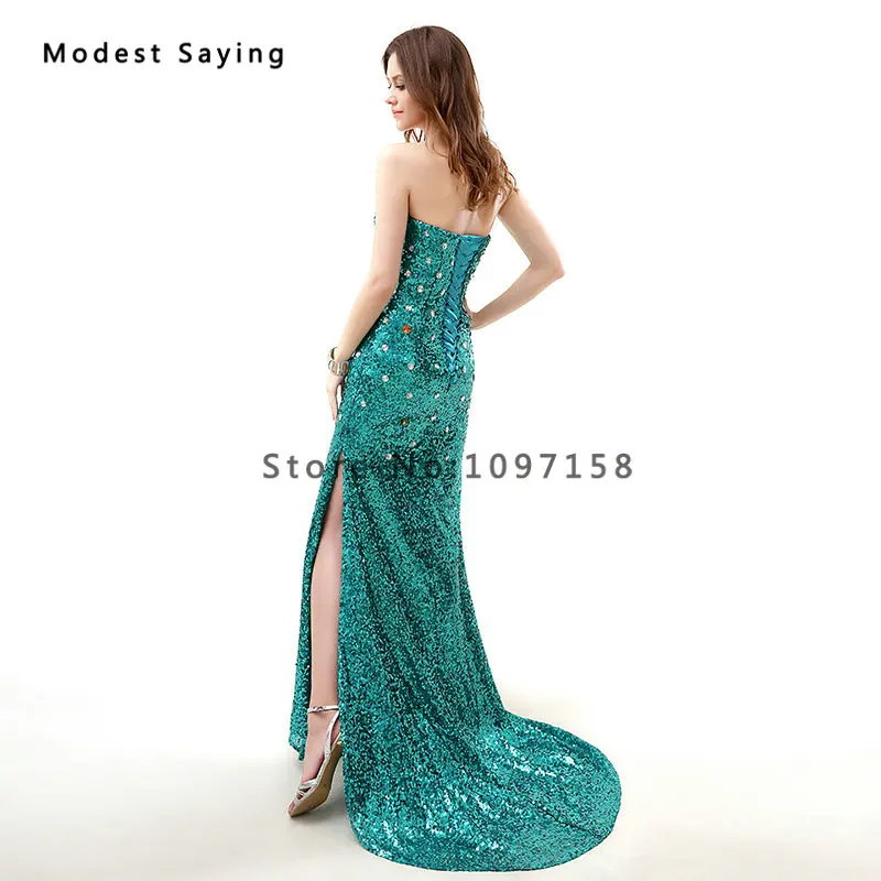 Новое поступление 2017 сексуальные расшитые бисером вечерние платья со стразами