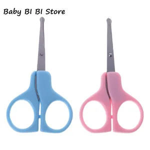 Кусачки для ногтей Детские технические уход за ребенком безопасные ножницы из нержавеющей стали для новорожденных детей случайный цвет Профессиональный круглый наконечник