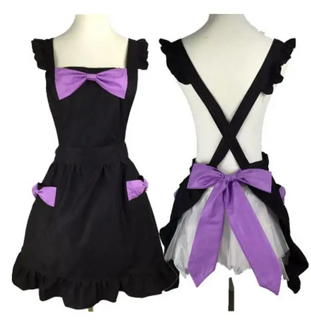 Хан издание модный фартук Бесплатная доставка Новый хлопок принцесса горничной