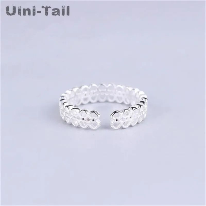 Кольцо Uini-Tail женское открытое из стерлингового серебра 925 пробы | Украшения и