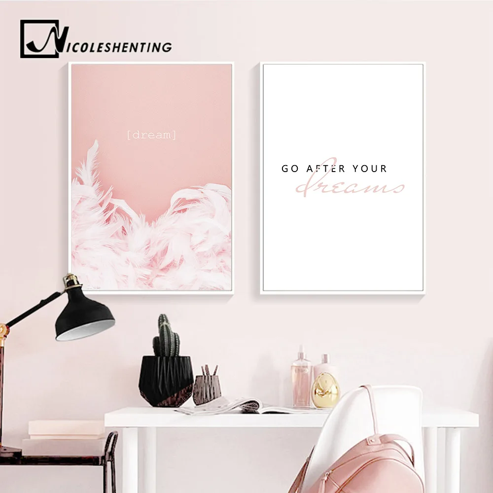 Картина на холсте с перьями в скандинавском стиле скандинавские постеры и принты