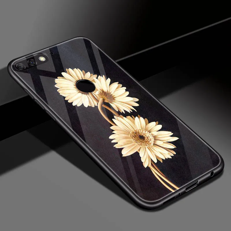 DIY фото настроить чехол для телефона Coque huawei Y9 закаленное стекло крышка для huawei y9 p20 pro honor 10 lite honor 8x max