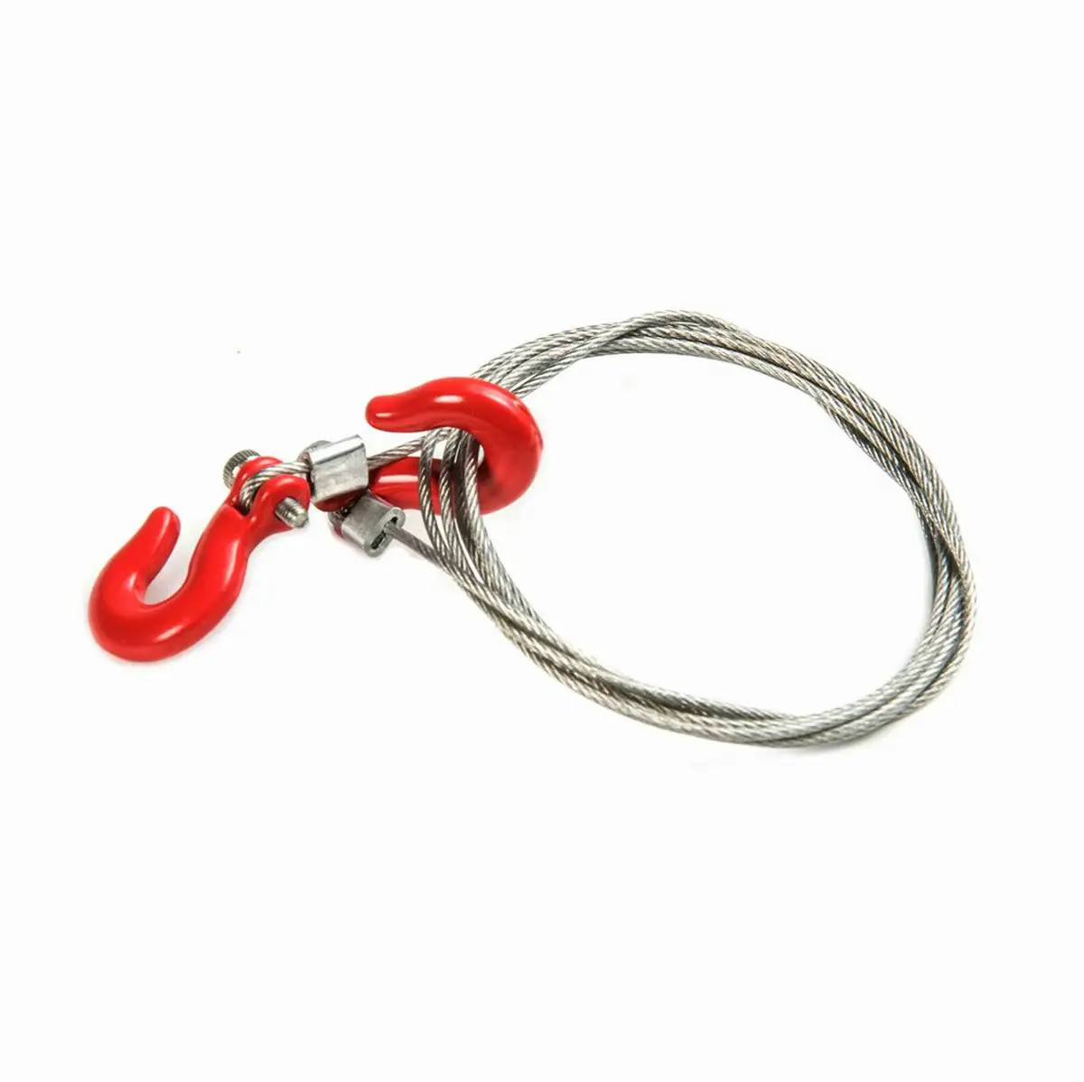 RC автомобильный Декор СТАЛЬНАЯ ВЕРЕВКА с красным металлическим бампером