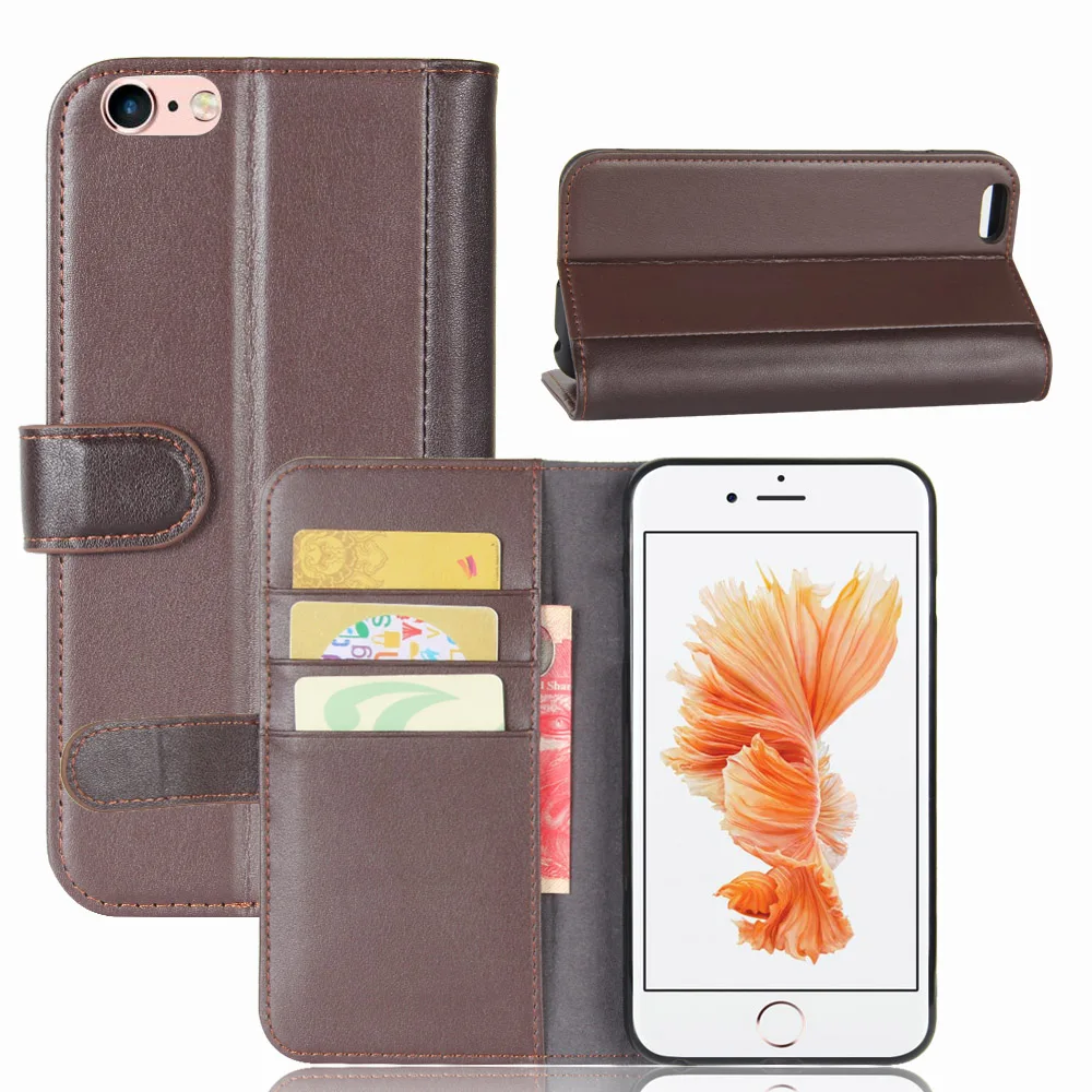 Limelan для iPhone 6 6s Plus Роскошный кошелек карт из натуральной кожи чехол телефона плюс