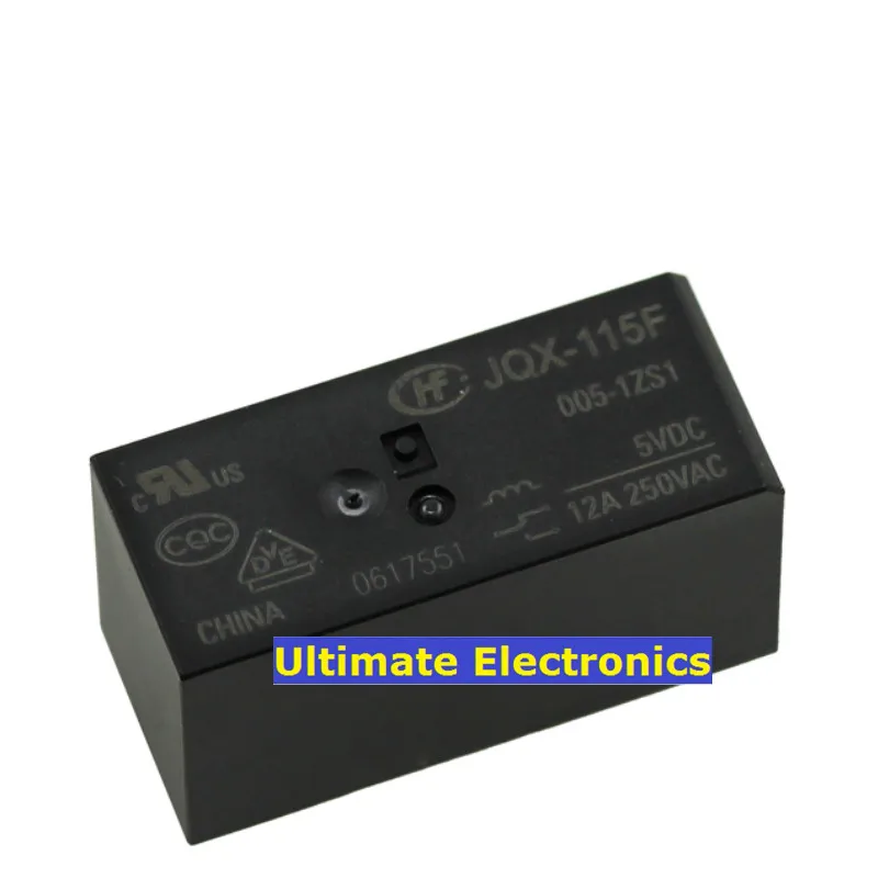 5 шт JQX 115F 005 1ZS1 HF115F набор преобразователей pin 12A реле|Интегральные схемы| |