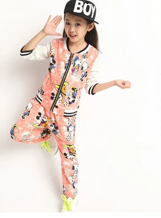 The new children's clothing children wear autumn big virgin girls suit pants spring and Tong Kit|suit without jacket|pants shortssuit linen |