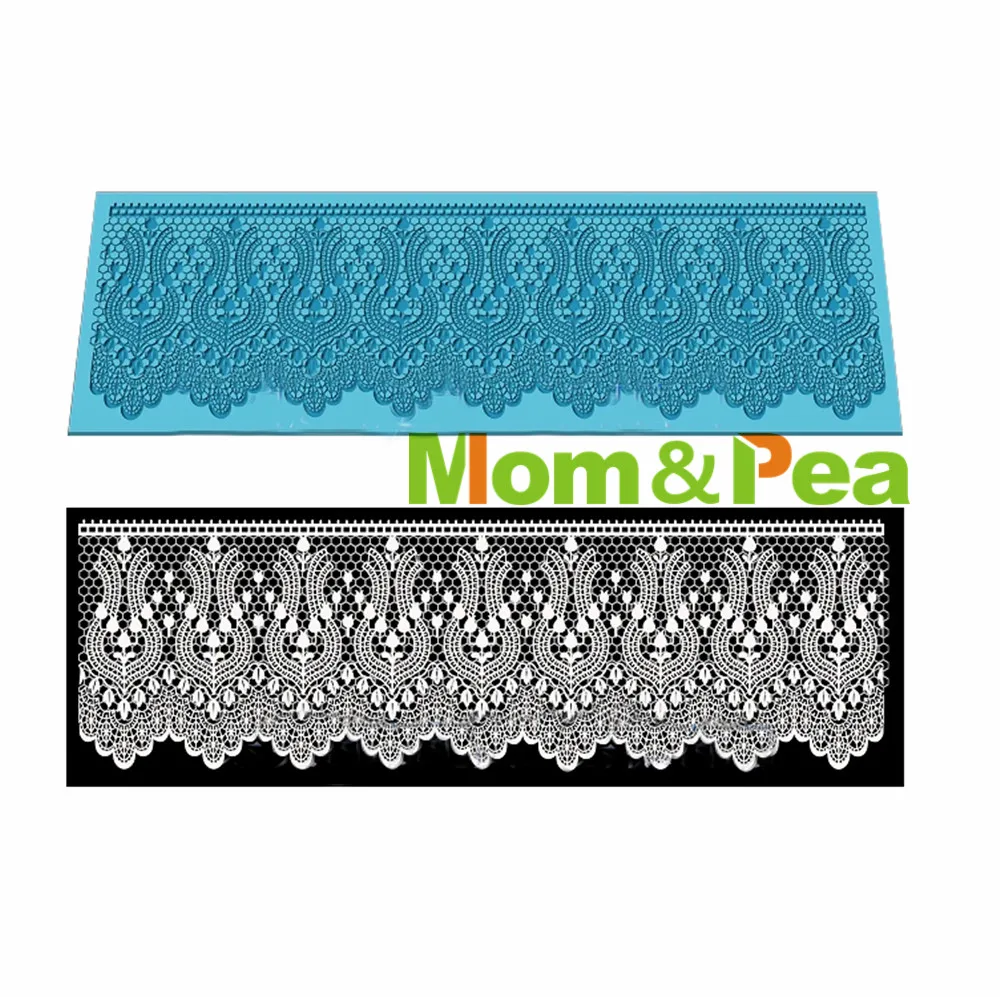 Бесплатная доставка кружевная форма Mom & Pea MPL512 украшение для торта 3D мастики