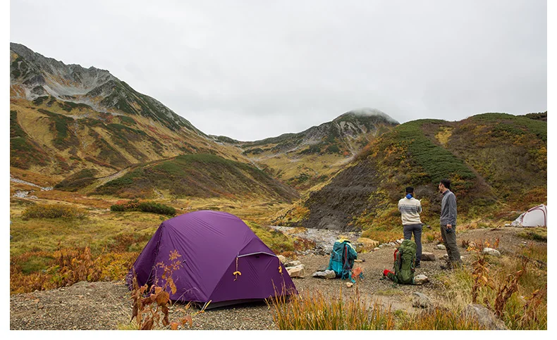 Naturehike Фабрика магазин DHL Mongar 2 палатка двухслойная 2 человек Водонепроницаемый Сверхлегкий купол палатка