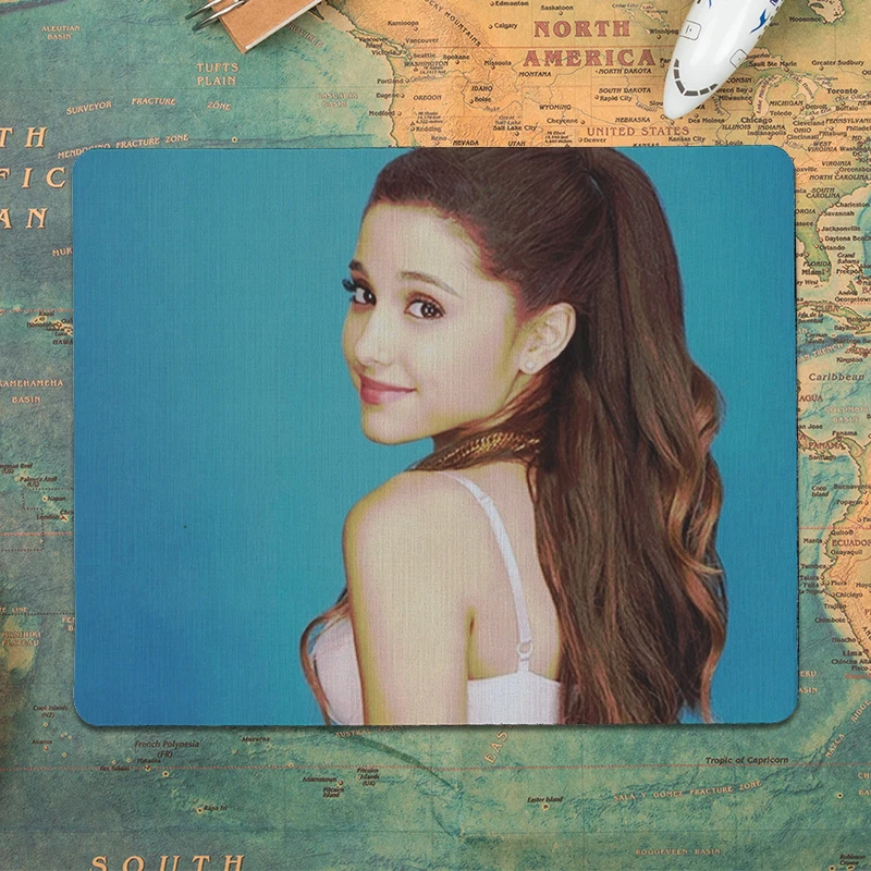Новый дизайн прочный резиновый коврик для мыши MaiYaCa Ariana Grande размер 25x29 см 18x22