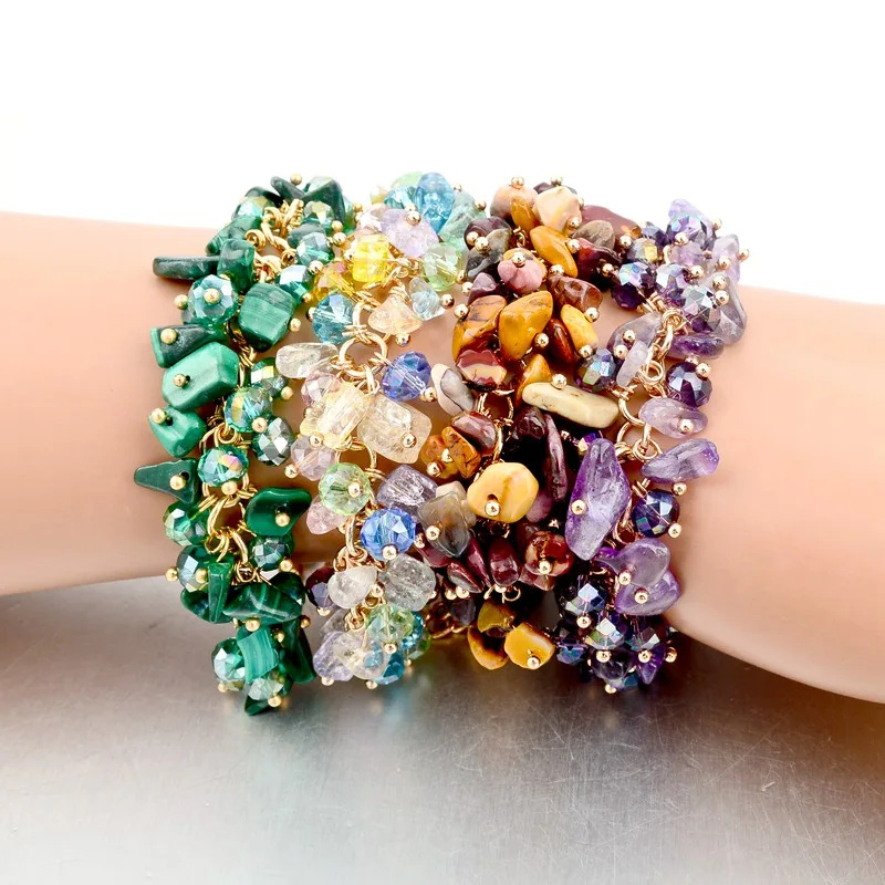 Женский шарм браслет CHICVIE зеленый с кристаллами из фианита SBR140192 2019|bracelets for|charm