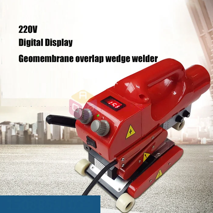 220V 1100W лист HDPE геомембранный сварочный аппарат горячего клина Пластик лайнер ПВХ