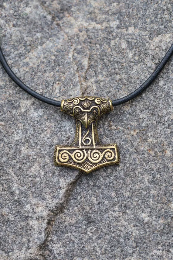 Огромный Молот Тора мжолнир Викинги амулет скандинавский Кулон талисман |